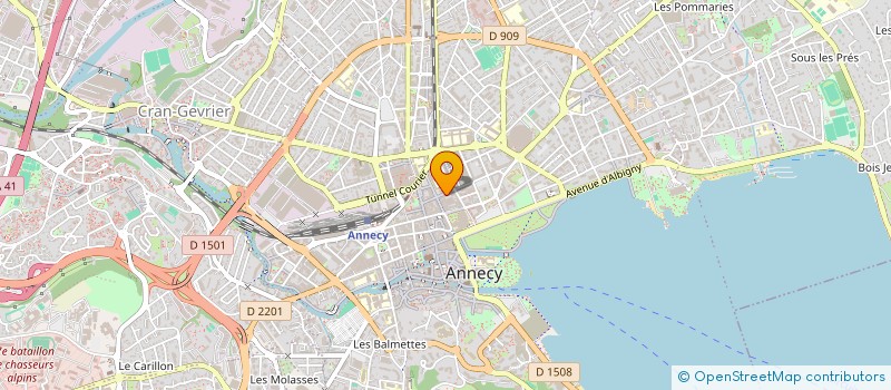 localisation de l'entreprise MADAME JEAN BUCOURT  ANNECY