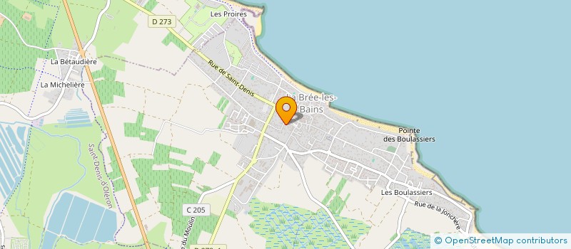 localisation de l'entreprise MADAME JEAN HEGO à LA BREE-LES-BAINS