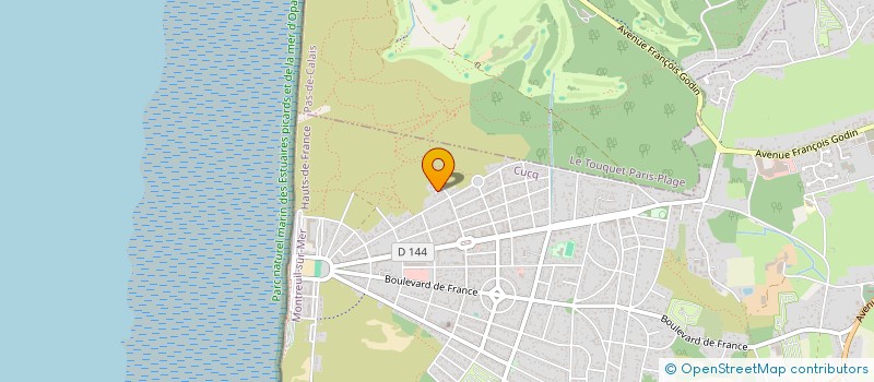 localisation de l'entreprise MADAME JEAN HELAIRE  CUCQ