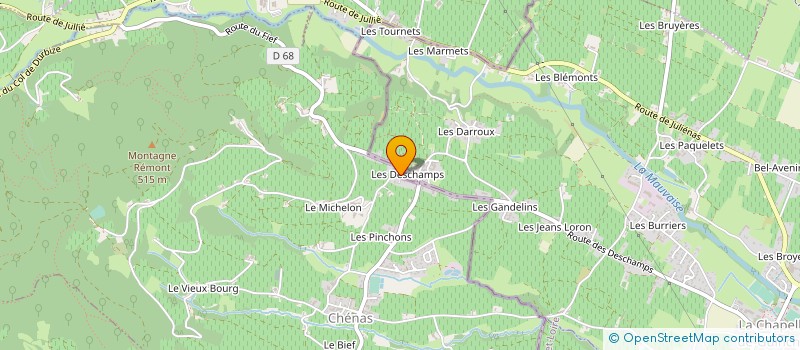 localisation de l'entreprise MADAME JEAN LAPALUS à CHENAS