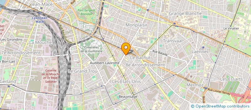 localisation de l'entreprise MADAME JEAN LAVIGNE  LYON