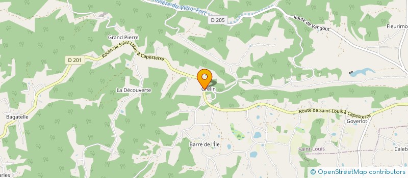 localisation de l'entreprise MADAME JEAN-LOUIS VAINQUEUR à SAINT-LOUIS