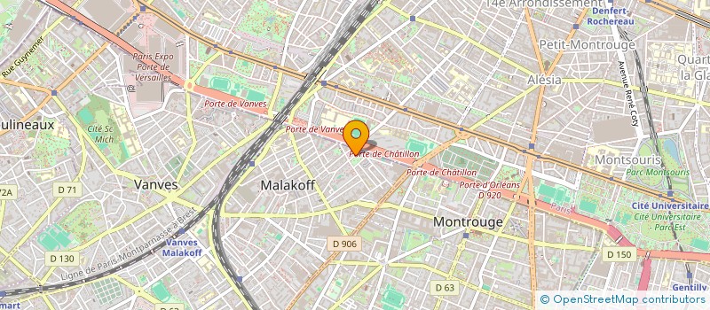 localisation de l'entreprise MADAME JEAN MIHINDUKULASURIYA MEL  MALAKOFF