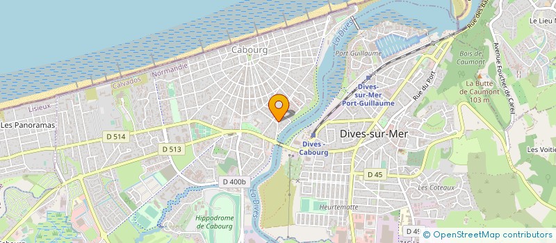 localisation de l'entreprise MADAME JEAN MONNET  CABOURG