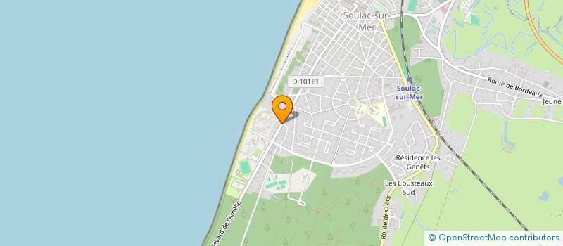 localisation de l'entreprise MADAME JEAN MOUSSOURS  SOULAC-SUR-MER