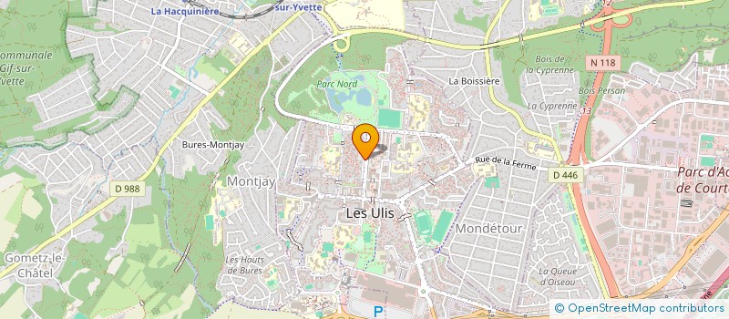 localisation de l'entreprise MADAME JEAN OZTAS  LES ULIS