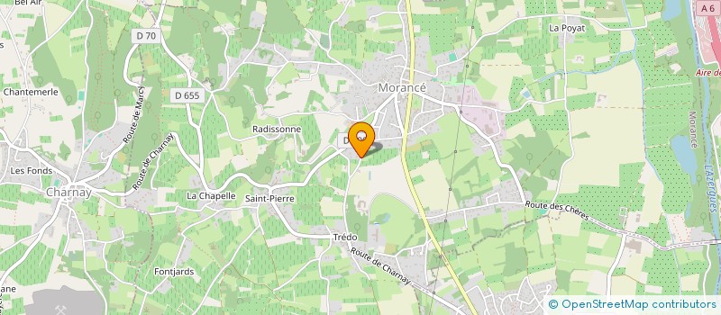 localisation de l'entreprise MADAME JEAN PASSOT à MORANCE