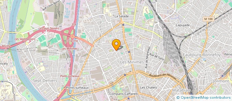 localisation de l'entreprise MADAME JEAN-PHILLIPPE GIRARD  TOULOUSE