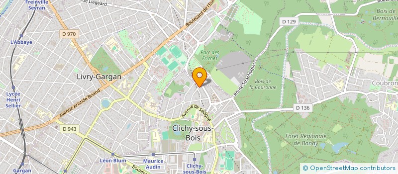 localisation de l'entreprise MADAME JEAN ROCCO à CLICHY-SOUS-BOIS