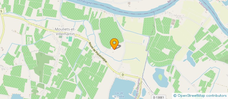 localisation de l'entreprise MADAME JEAN TERRIEN  MOULIETS-ET-VILLEMARTIN
