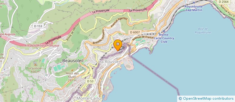 localisation de l'entreprise MADAME JEANA BRAUN  BEAUSOLEIL