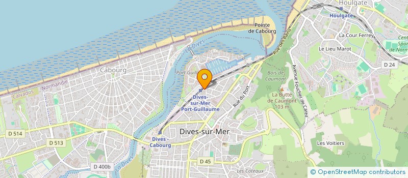 localisation de l'entreprise MADAME JEANCETTE EL HELOU  DIVES-SUR-MER