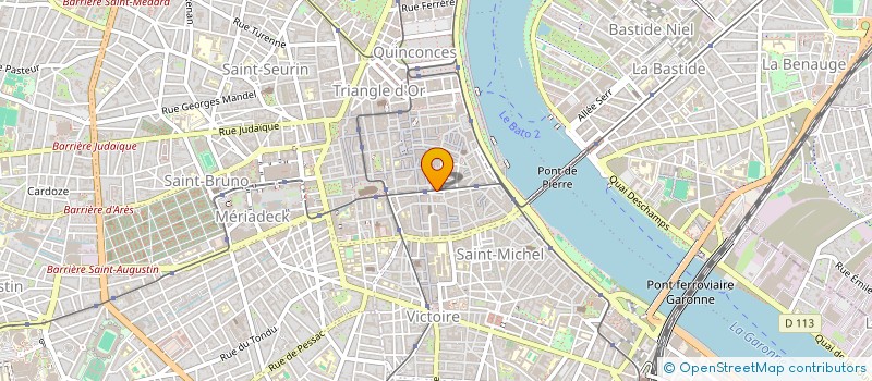 localisation de l'entreprise MADAME JEANE AMERGE  BORDEAUX