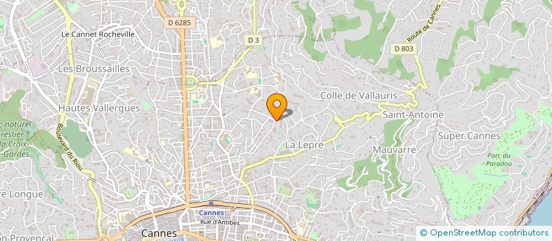 localisation de l'entreprise MADAME JEANETTE GIESKES  CANNES