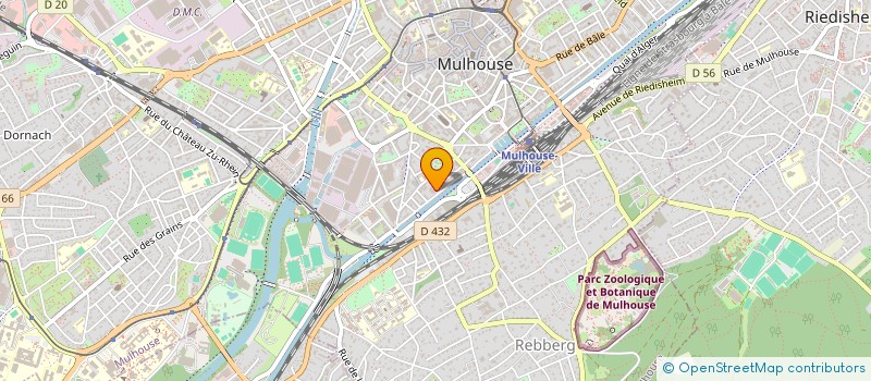 localisation de l'entreprise MADAME JEANETTE HUSS--VARNET  MULHOUSE