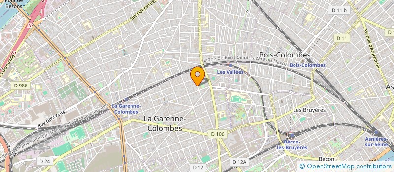 localisation de l'entreprise MADAME JEANETTE KUEHN à LA GARENNE-COLOMBES