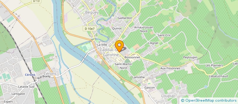 localisation de l'entreprise MADAME JEANETTE MASSIEU  LOUPIAC