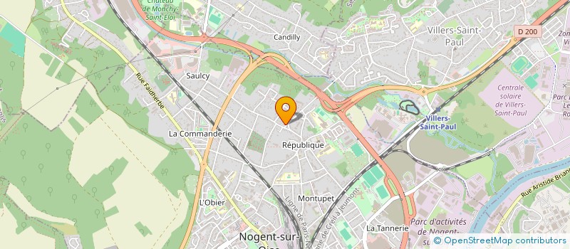 localisation de l'entreprise MADAME JEANETTE OLIVAR  NOGENT-SUR-OISE