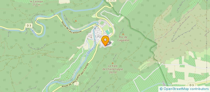 localisation de l'entreprise MADAME JEANETTE POWELL  LAGRASSE