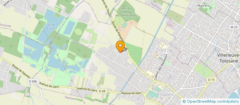 localisation de l'entreprise MADAME JEANICK BARON  FROUZINS