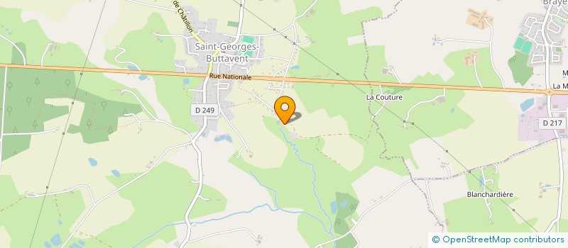 localisation de l'entreprise MADAME JEANICK PREHU  SAINT-GEORGES-BUTTAVENT