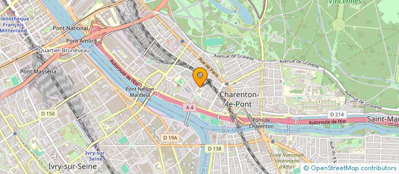 localisation de l'entreprise MADAME JEANIE BENICHOU à CHARENTON-LE-PONT