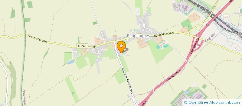 localisation de l'entreprise MADAME JEANILY PERNE  PEUPLINGUES