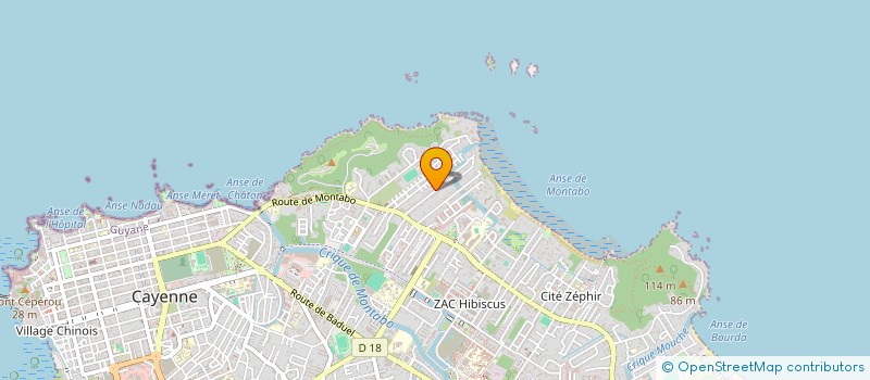 localisation de l'entreprise MADAME JEANINA NOSSIN  CAYENNE