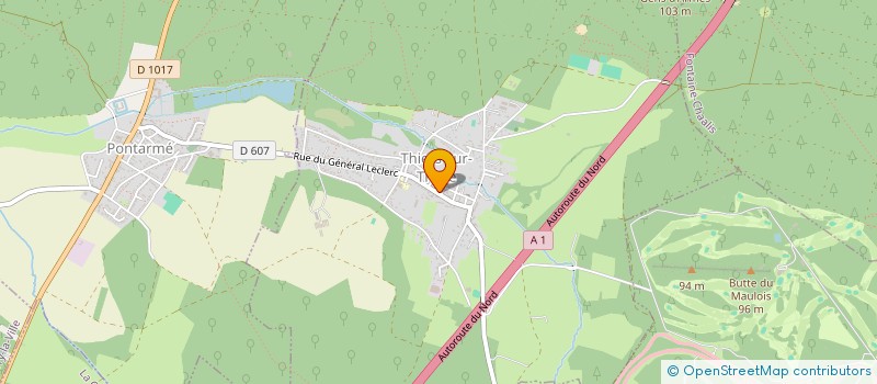 localisation de l'entreprise MADAME JEANINE ALNY  THIERS-SUR-THEVE