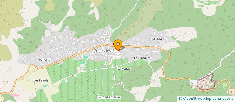 localisation de l'entreprise MADAME JEANINE ALUNNI  CUGES LES PINS