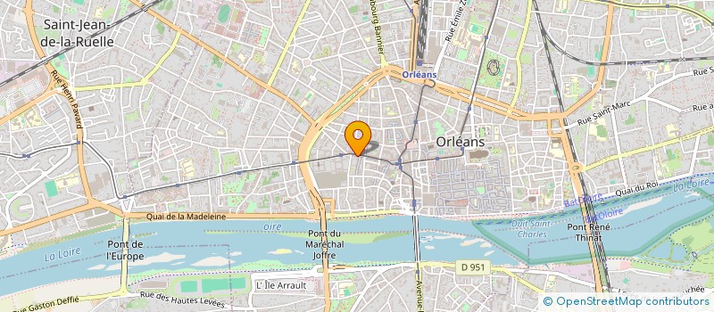 localisation de l'entreprise MADAME JEANINE ANDALO  ORLEANS