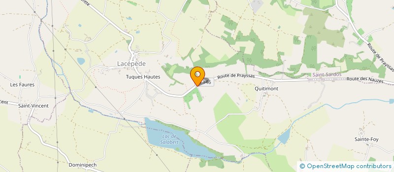 localisation de l'entreprise MADAME JEANINE ANDREY à LACEPEDE