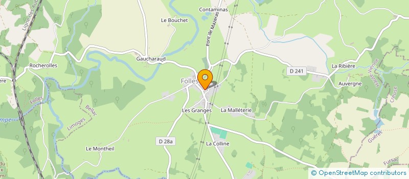 localisation de l'entreprise MADAME JEANINE ANDRIOT  BESSINES-SUR-GARTEMPE