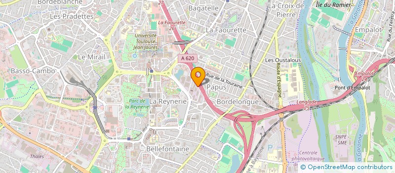 localisation de l'entreprise MADAME JEANINE ANTAGNAGUE à TOULOUSE