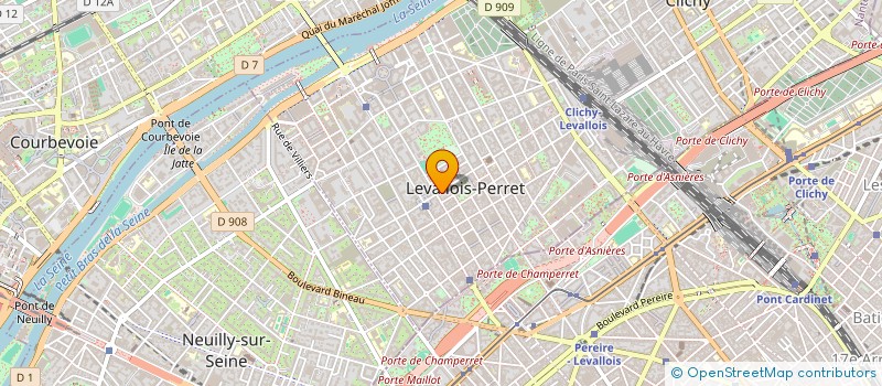 localisation de l'entreprise MADAME JEANINE ARZOUNI à LEVALLOIS-PERRET