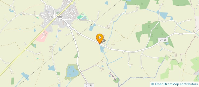 localisation de l'entreprise MADAME JEANINE AUGEREAU  SOMLOIRE