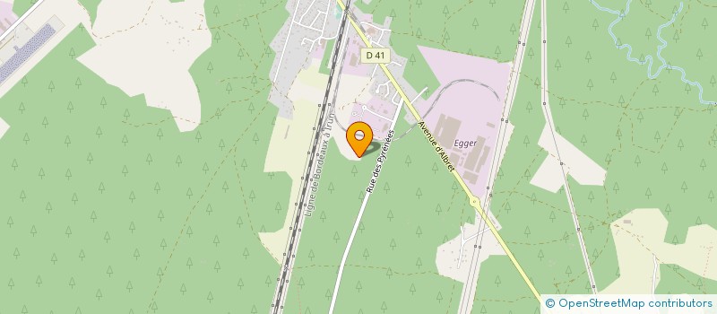 localisation de l'entreprise MADAME JEANINE BAHEIGNE  RION-DES-LANDES