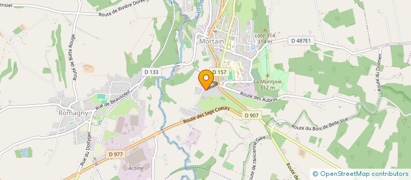 localisation de l'entreprise MADAME JEANINE BARBE  MORTAIN-BOCAGE