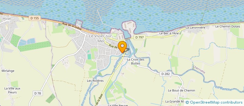 localisation de l'entreprise MADAME JEANINE BARBE à LE VIVIER-SUR-MER