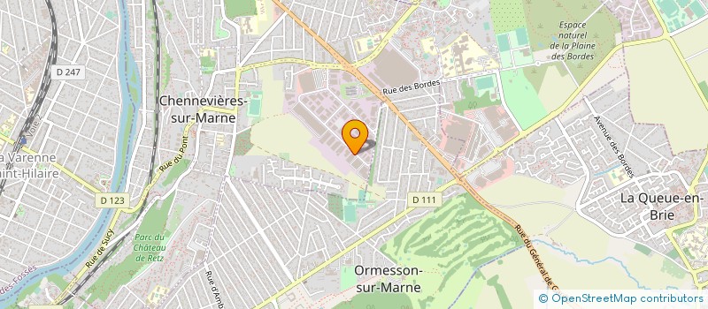 localisation de l'entreprise MADAME JEANINE BECKER à CHENNEVIERES-SUR-MARNE