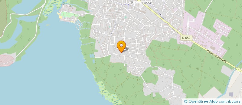 localisation de l'entreprise MADAME JEANINE BELLIARD  BISCARROSSE