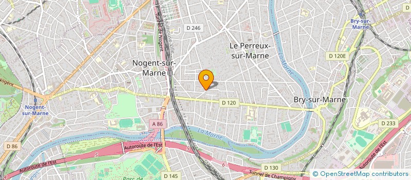 localisation de l'entreprise MADAME JEANINE BENIER à LE PERREUX-SUR-MARNE