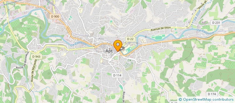 localisation de l'entreprise MADAME JEANINE BERKAT à APT
