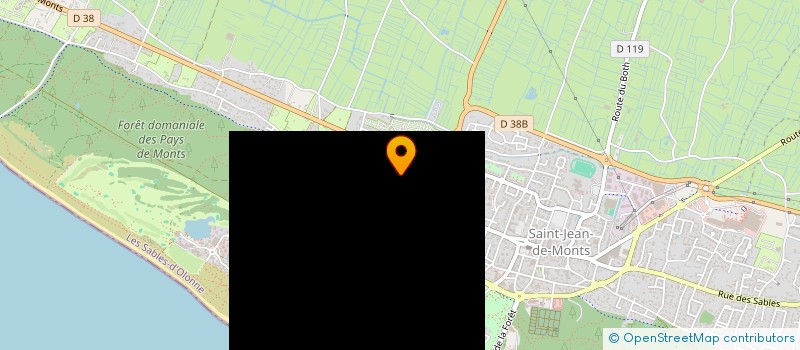 localisation de l'entreprise MADAME JEANINE BERNARD  SAINT-JEAN-DE-MONTS