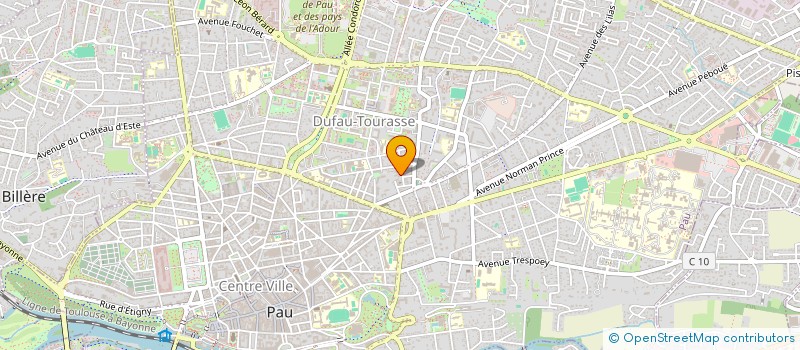 localisation de l'entreprise MADAME JEANINE BERNARD à PAU