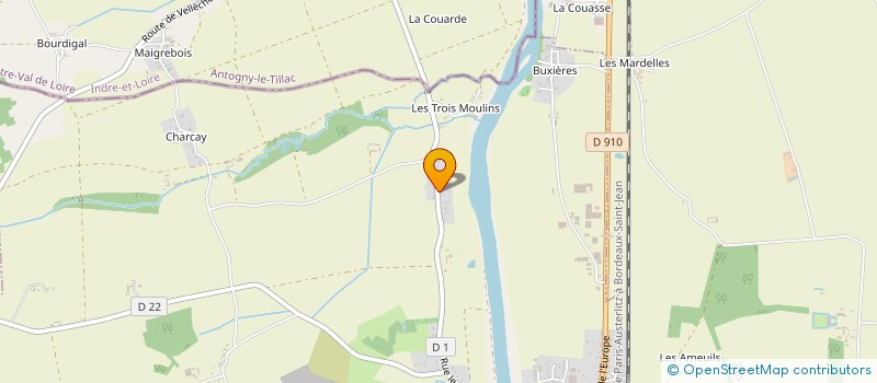 localisation de l'entreprise MADAME JEANINE BERTIN à DANGE-SAINT-ROMAIN