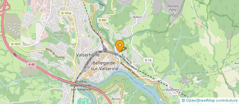 localisation de l'entreprise MADAME JEANINE BERTONI à VALSERHONE