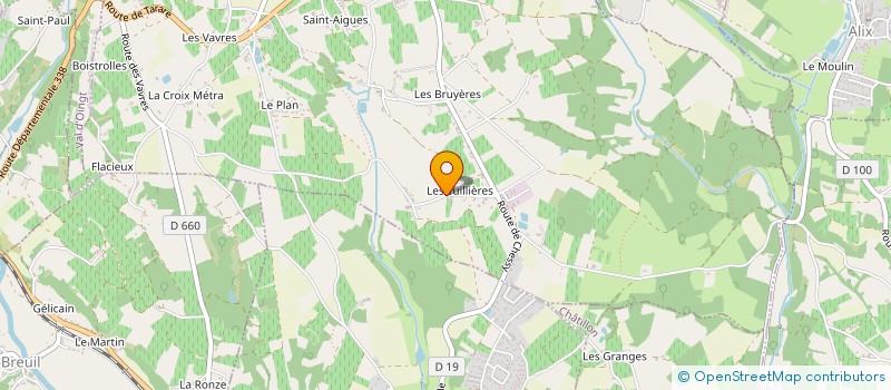 localisation de l'entreprise MADAME JEANINE BESSENAY  BAGNOLS