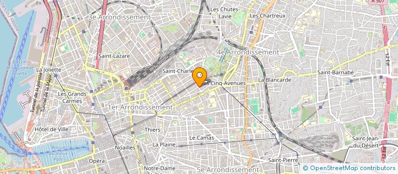 localisation de l'entreprise MADAME JEANINE BLANCHES à MARSEILLE