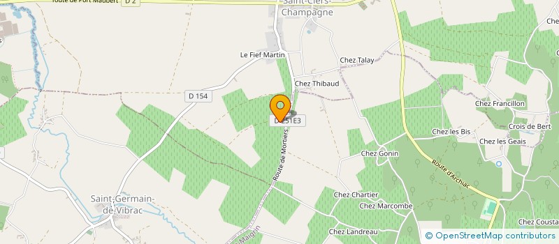 localisation de l'entreprise MADAME JEANINE BOIZUMEAU à ARCHIAC